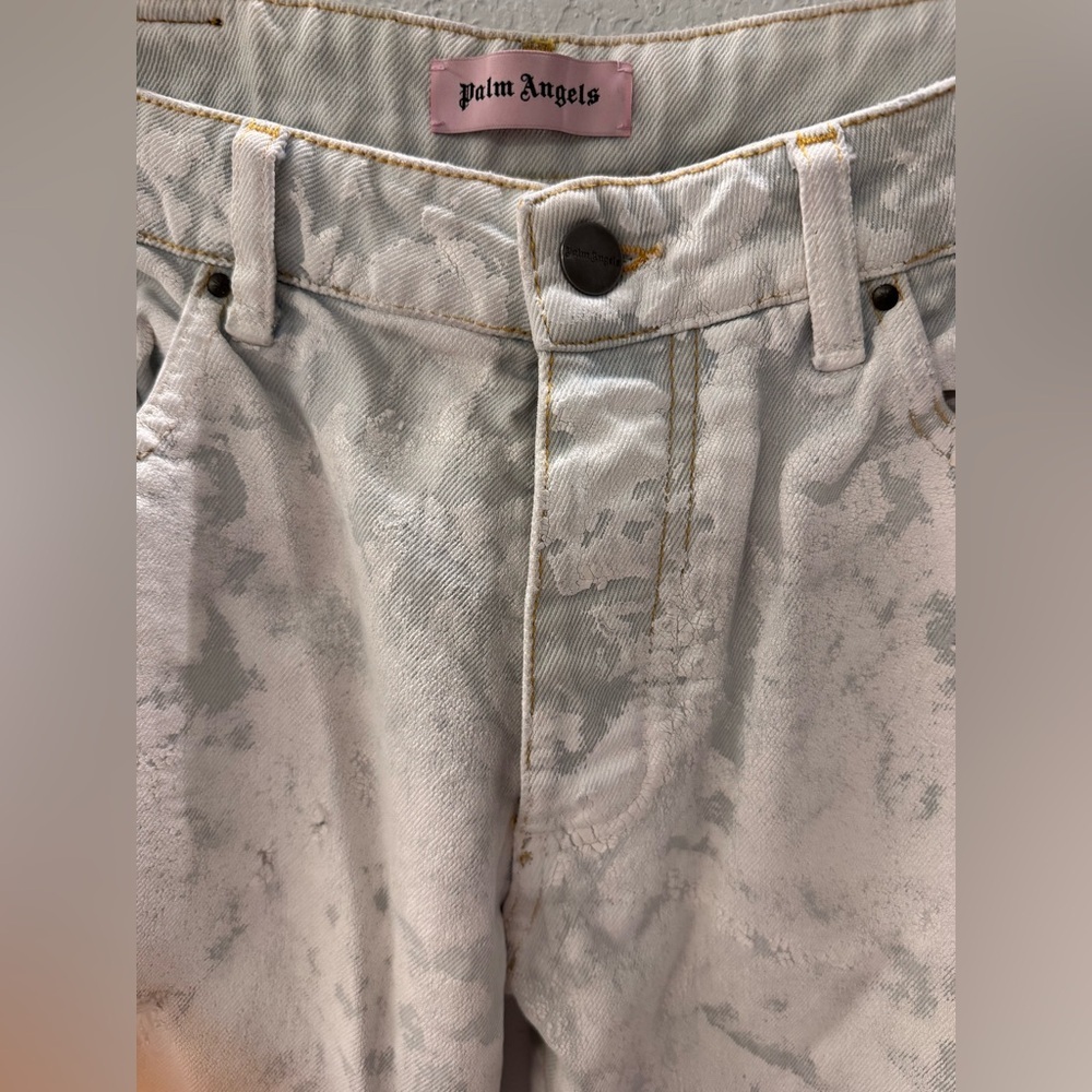 Palm Angels Paint Jeans Pants 30 - Picture 3 of 16